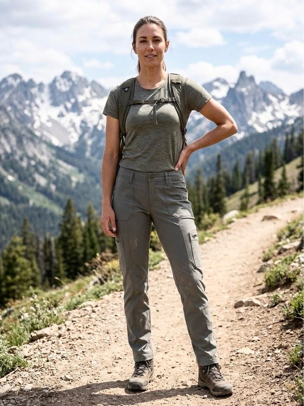 Kuhl Women’s Horizn Skinny Outdoor Pant size 8 regular in Grey